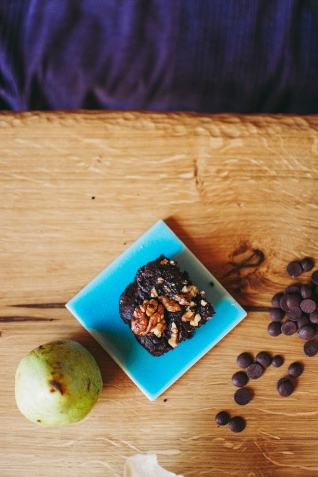 Veganski browniji s hruškami