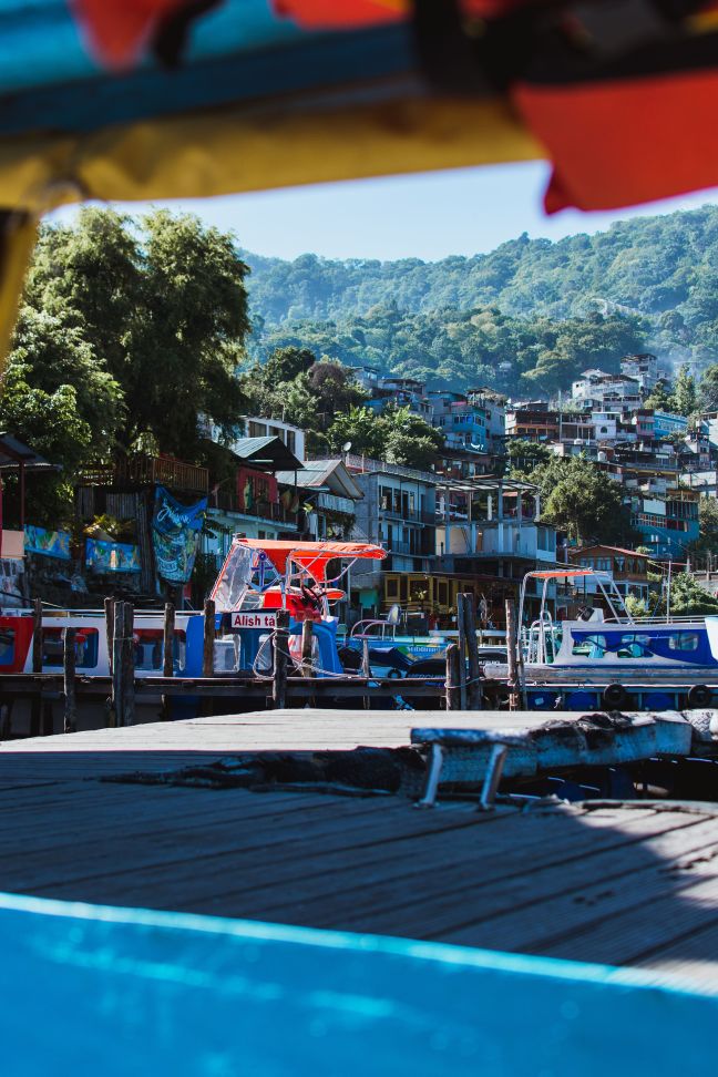 Colourful clothes from the chichi market in Guatemala.