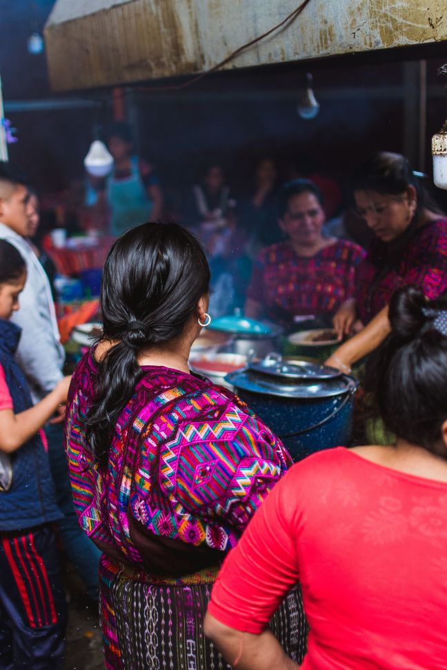 Colourful clothes from the chichi market in Guatemala.