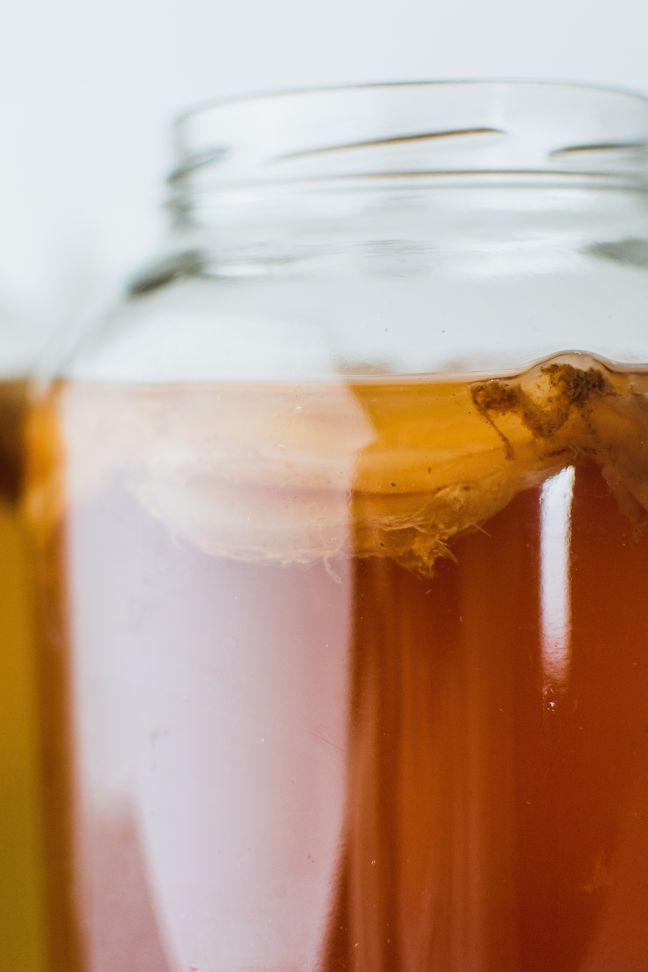Kombucha from a close range
