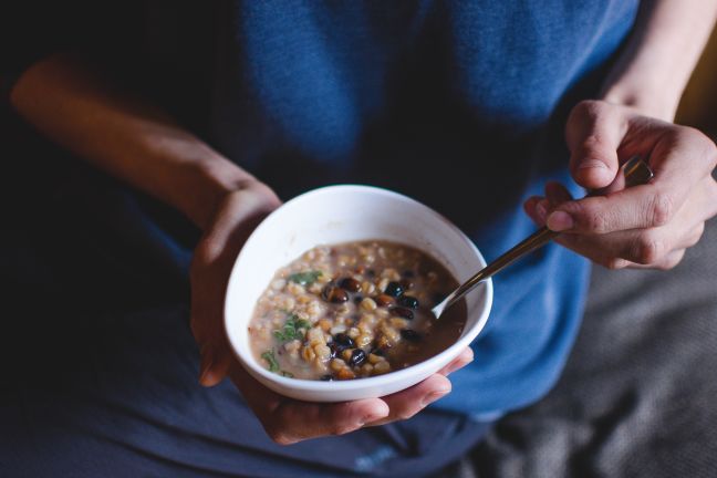 Ladakh stew with barley and beans.
