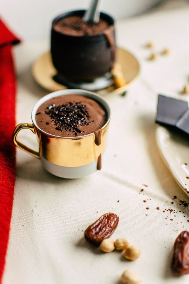 Delicious protein vegan hot chocolate without any added sugar. Very thick, healthy and delicious.