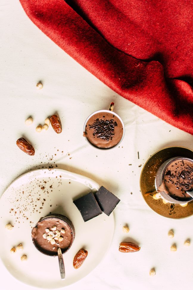 Delicious protein vegan hot chocolate without any added sugar. Very thick, healthy and delicious.