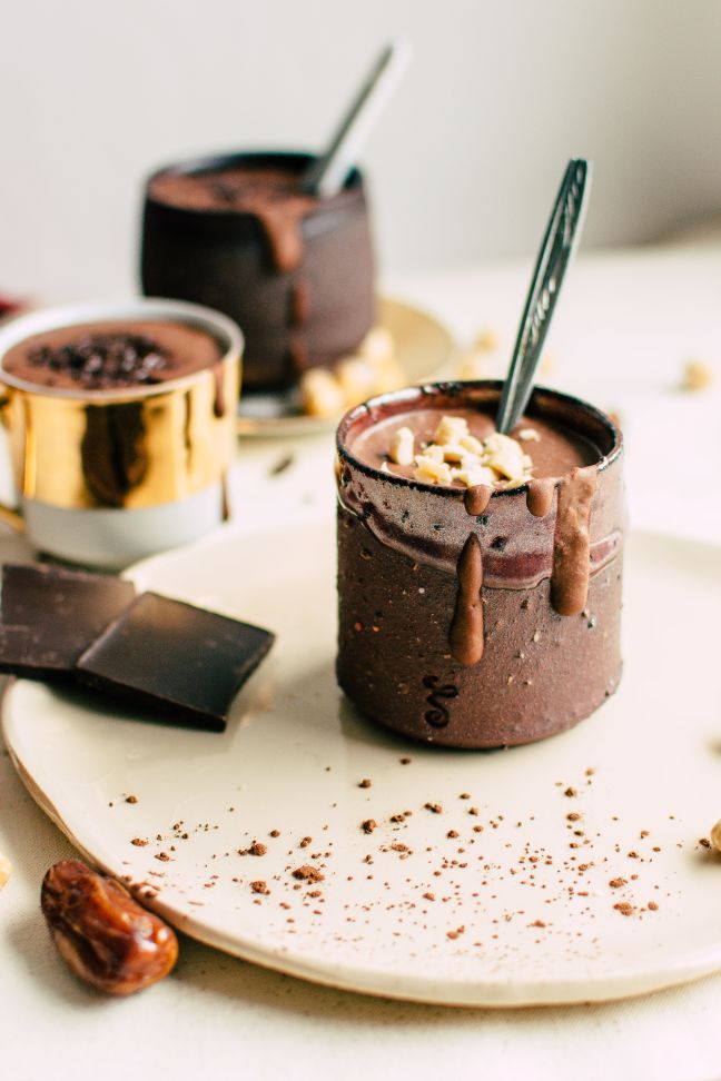Delicious protein vegan hot chocolate without any added sugar. Very thick, healthy and delicious.