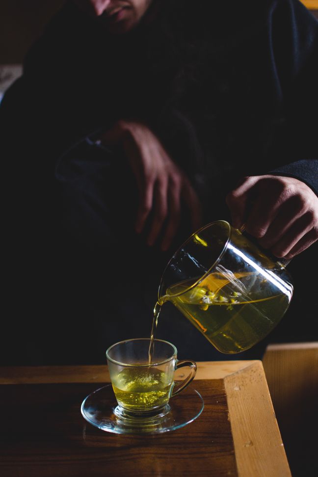 Chamomile tea.