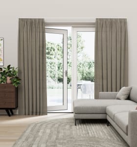 Vorhang Figaro Taupe