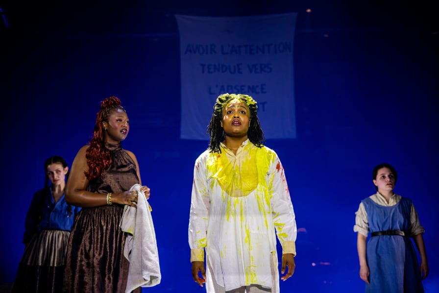 Jeysla Rosario Santos (reader), Nikan Ingabire Kanate (narrator), Carlyle Quinn (alto), Maya Mor-Mitrani (soprano)