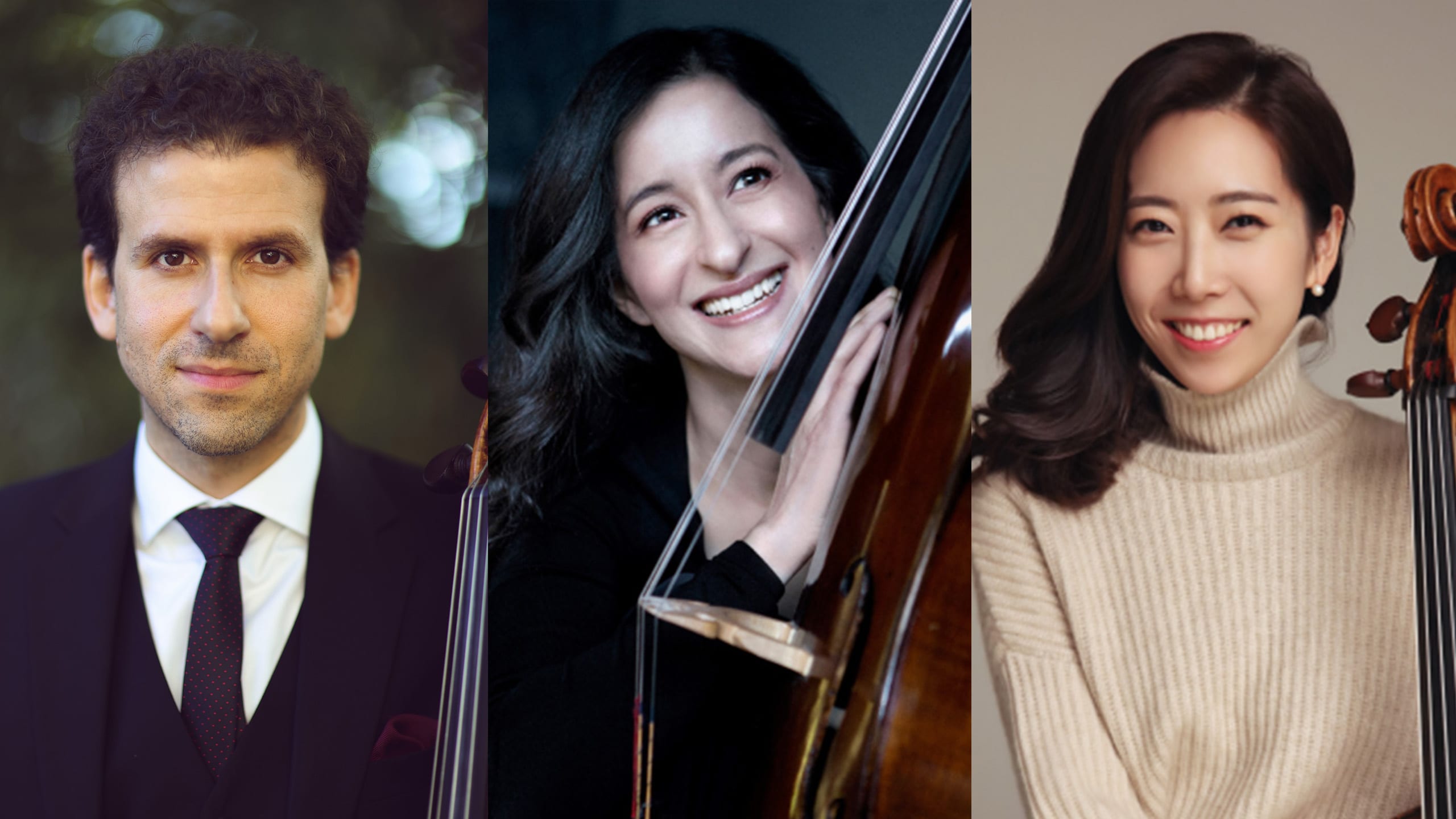 Curtis faculty Nick Canellakis ('06), Yumi Kendall ('04) and Christine Jeonghyoun Lee ('13)