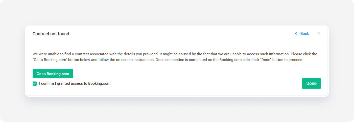 Booking Propertysettings Contractnotfound