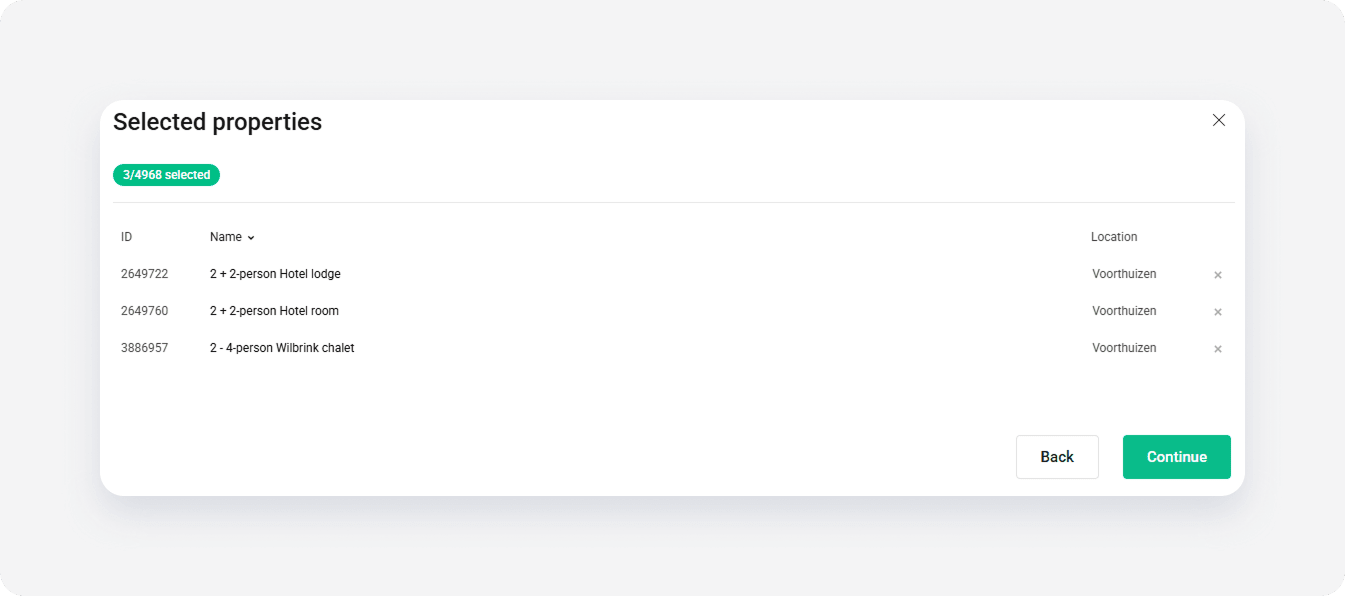 Expedia property settings add room