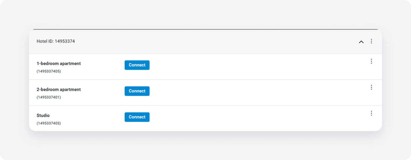 Property Settings Mapping