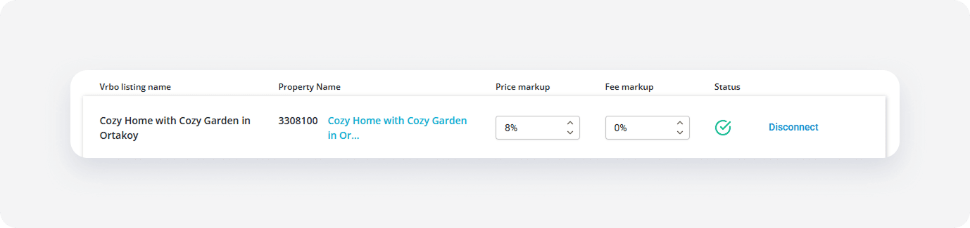 Vrbo property settings disconnect