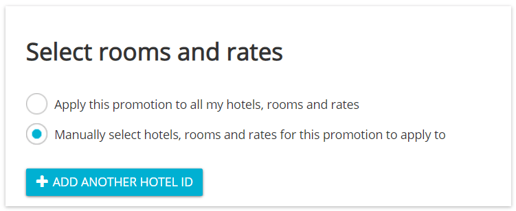 Manually select hotels