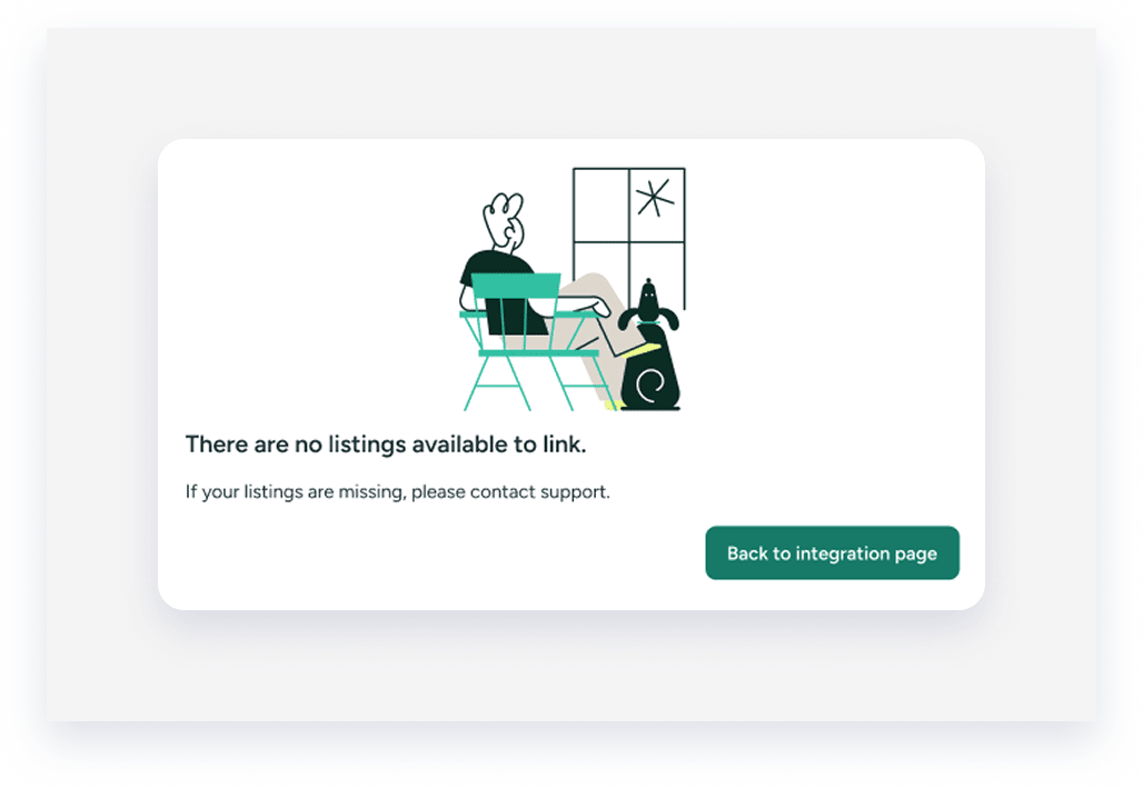 nessun risultato a comparsa