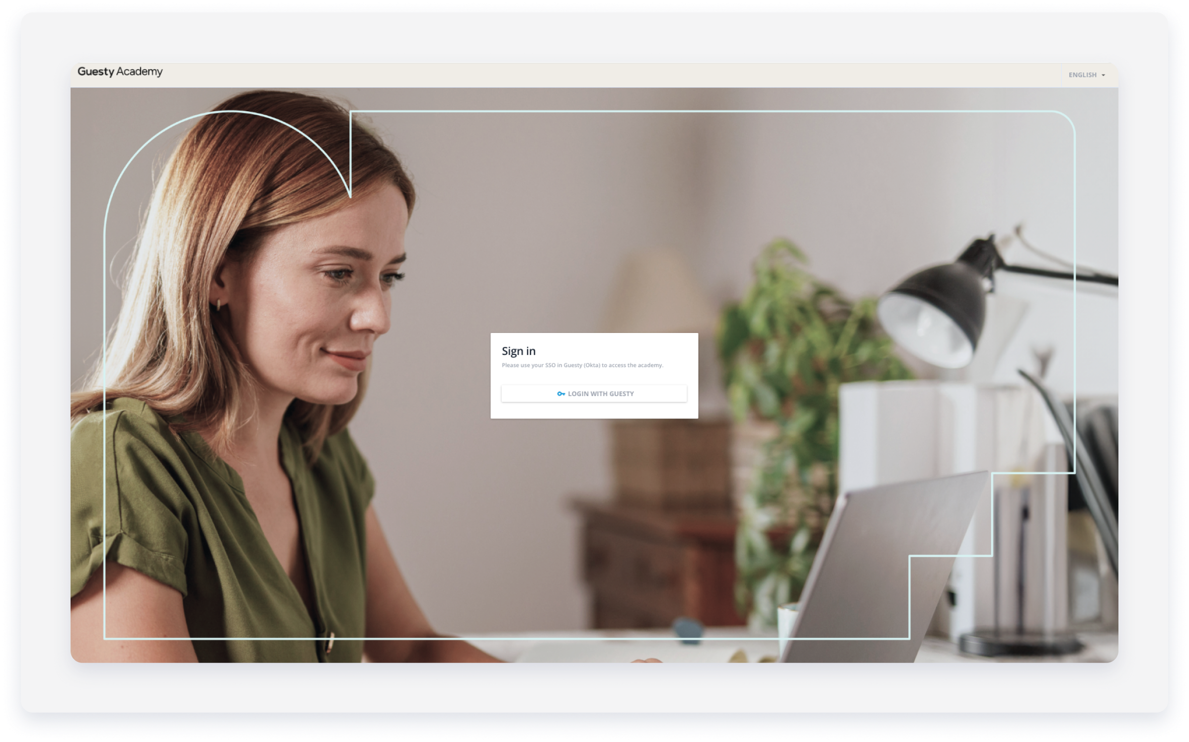 Academy landing page