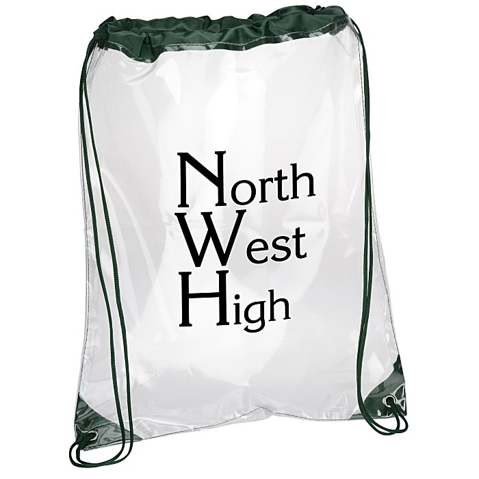 custom clear bolsas