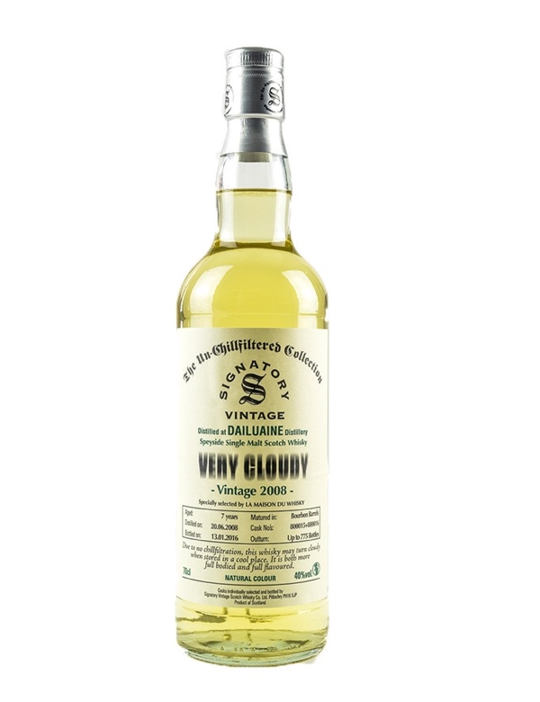 Dailuaine 2008 Very Cloudy Ecosse / Speyside Single Malt 40° 2008