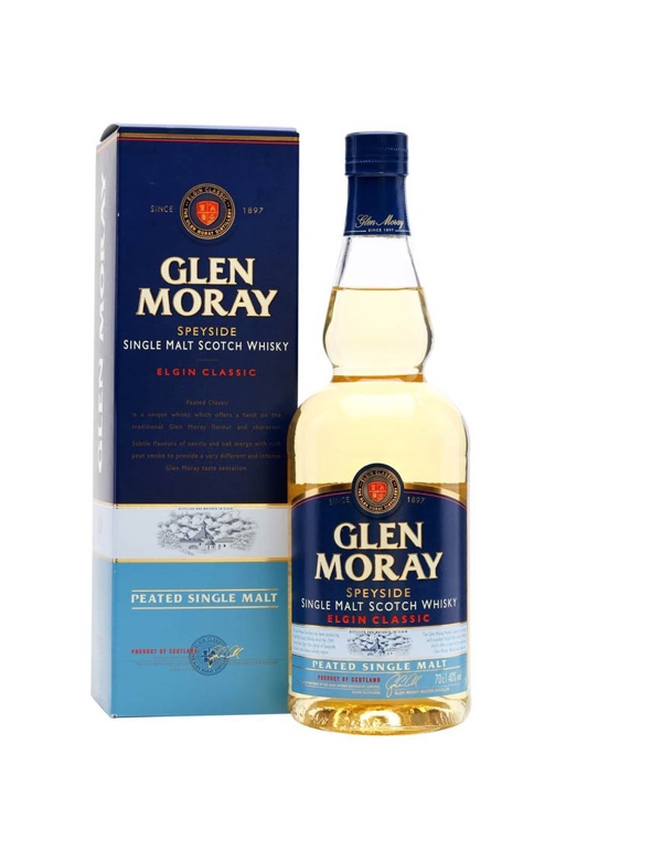 Glen Moray Peated Ecosse / Speyside Single Malt 40°