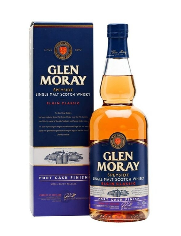 Glen Moray Port Cask Finish Ecosse / Speyside Single Malt 40°