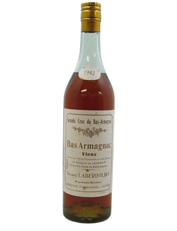 Vieux Bas Armagnac Domaine de Jaurrey Laberdolive 1942