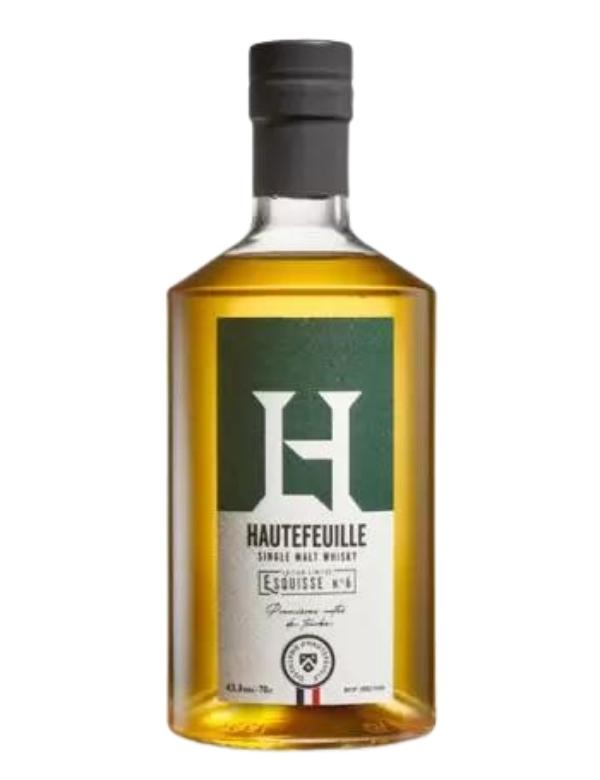 Whisky Single Malt Tourbé  Hautefeuille Série Esquisse