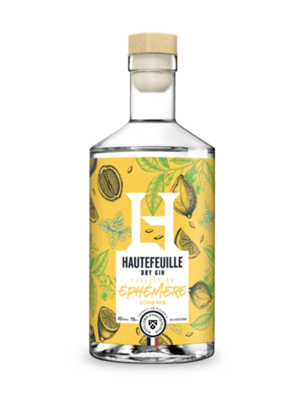 Gin Hautefeuille Collection Ephemere Citron Noir