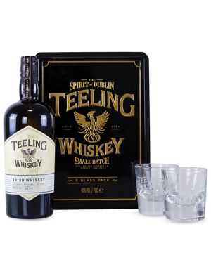 Coffret Teeling Small Batch Irlande Blended 46° + 2 verres