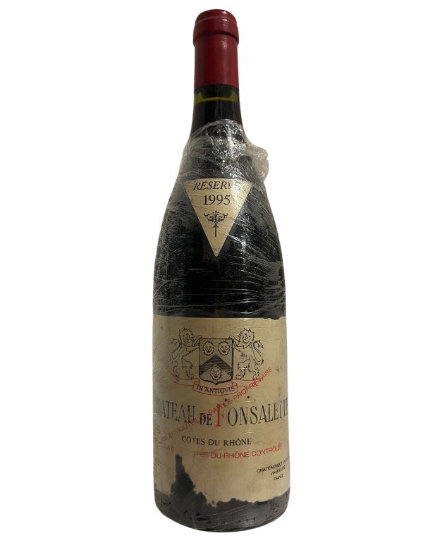 Château Fonsalette Etiq. légèrement abîmée 1995