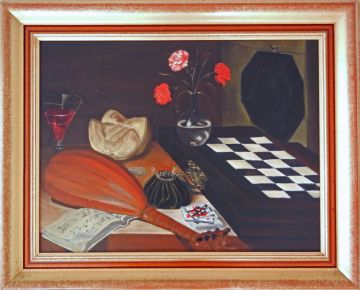 Nature morte à l'échiquier