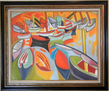 Barques à Martigues 1908