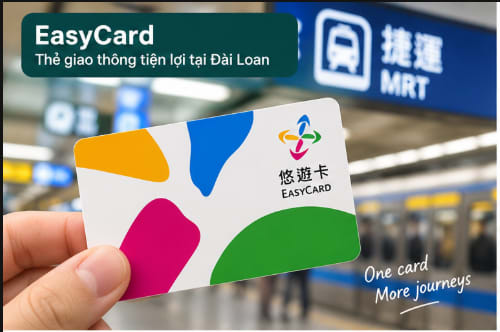 EasyCard Đài Loan 2026: Cách mua, nạp tiền và sử dụng cho người đi tự túc