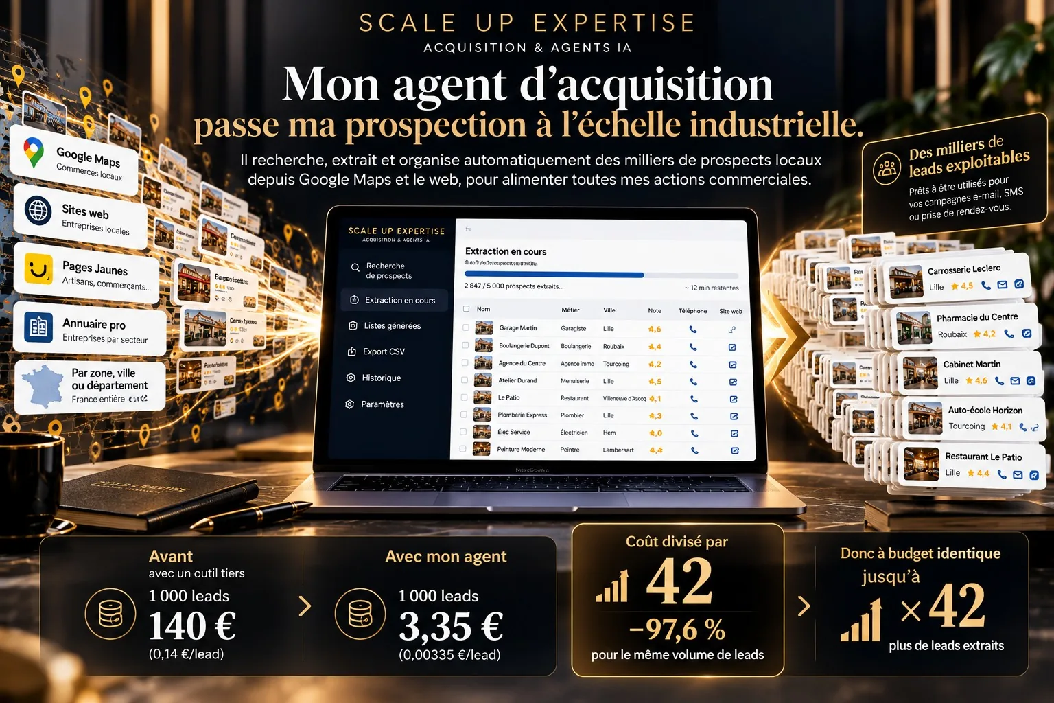 Agent IA d'acquisition - Scale Up Expertise