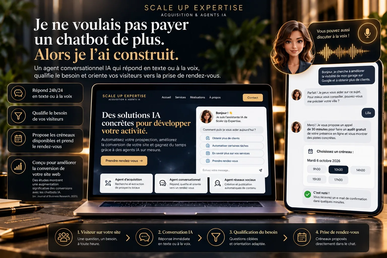 Agent conversationnel IA - Scale Up Expertise