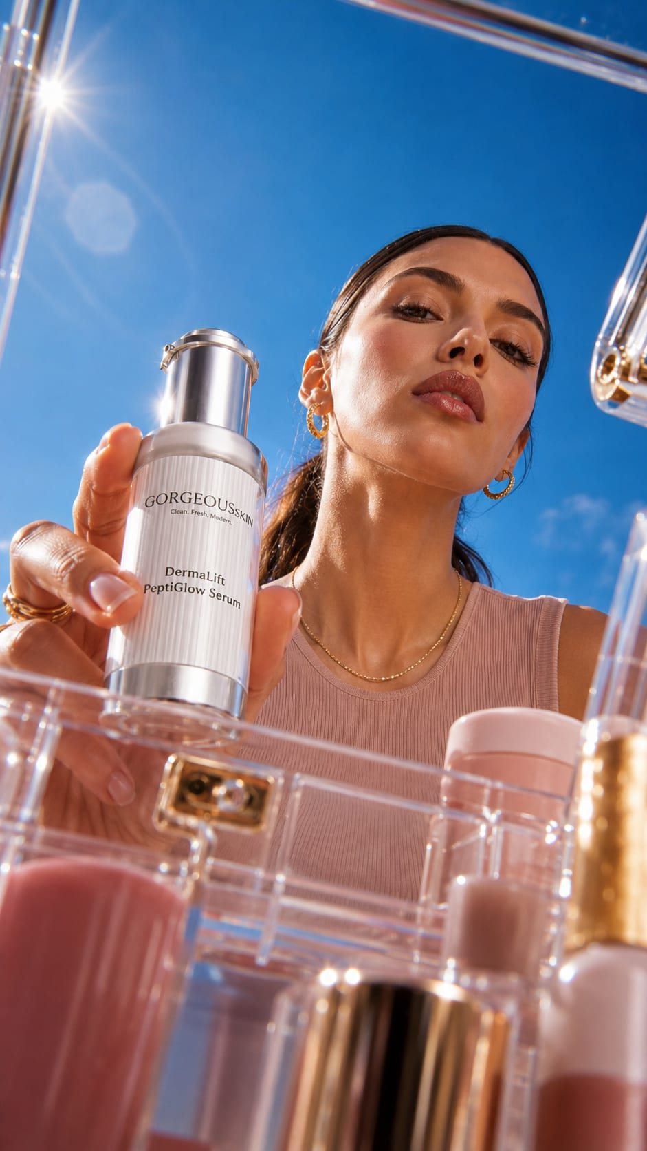 Images — AI-generated product campaign still, The Amazing Studio