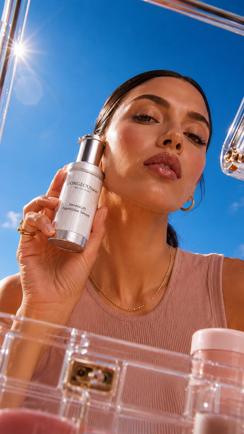 Images — AI-generated product campaign still, The Amazing Studio