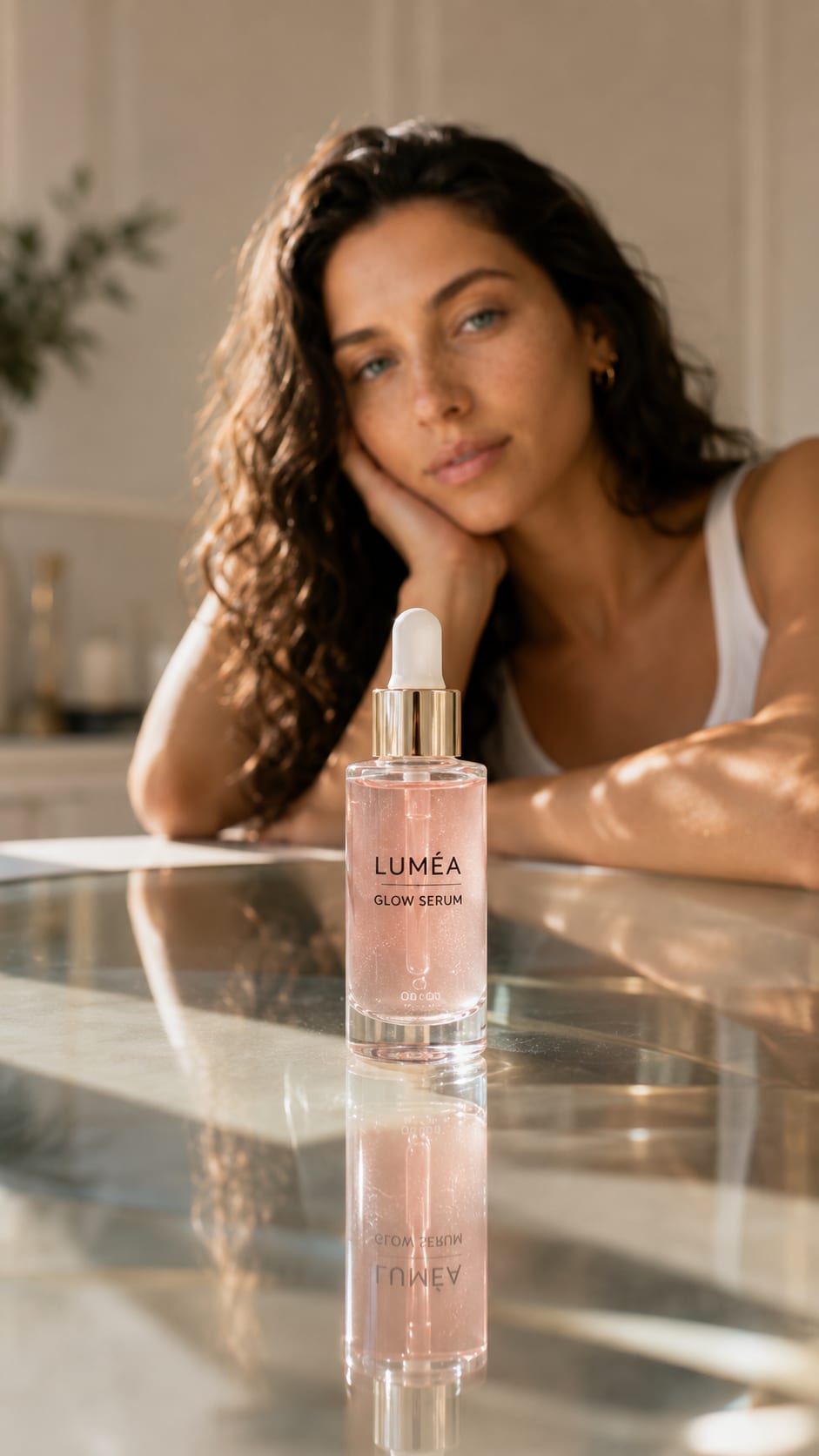 lumea — AI-generated product campaign still, The Amazing Studio