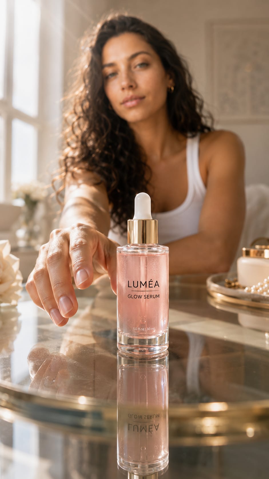lumea — AI-generated product campaign still, The Amazing Studio