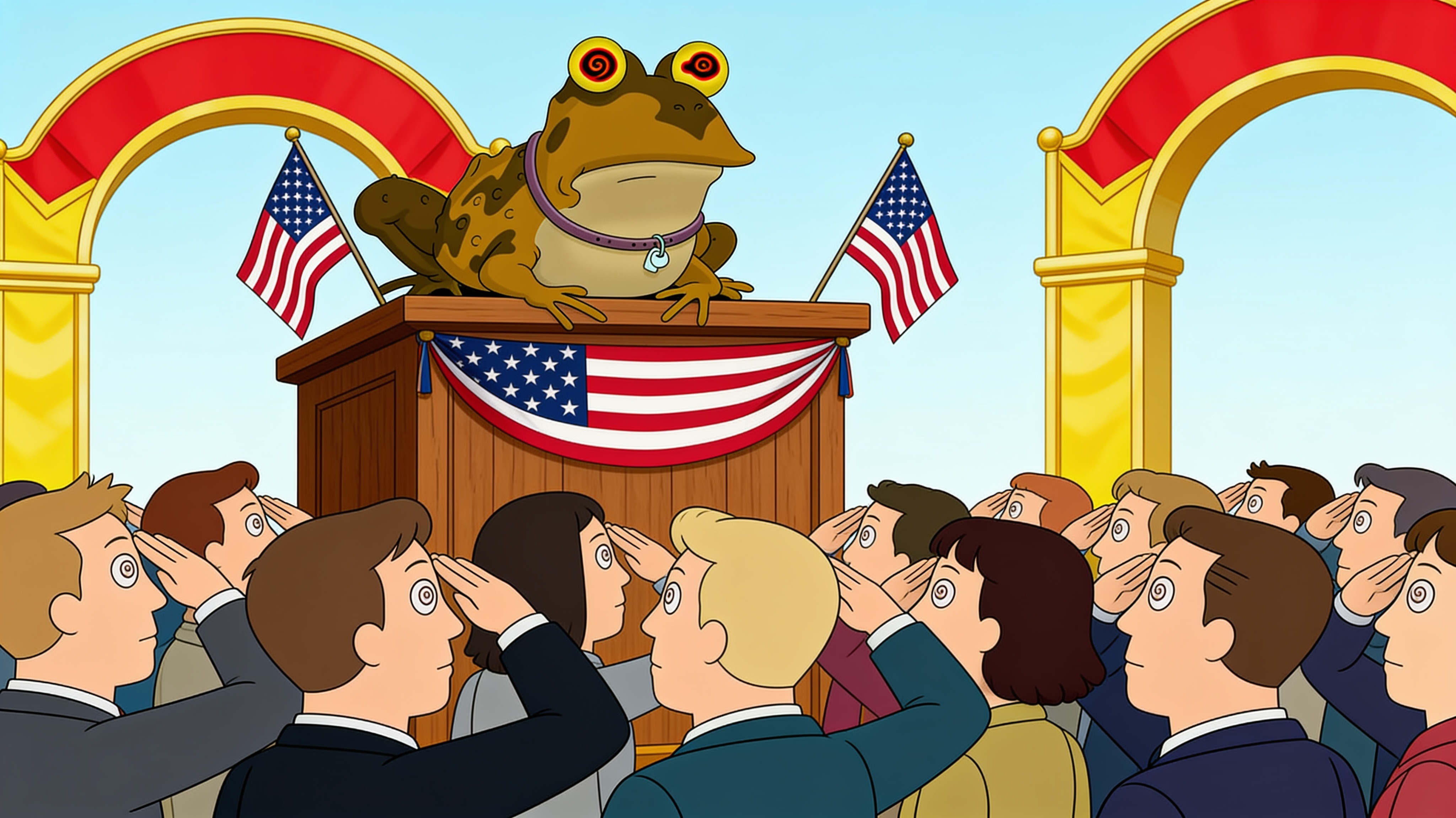 Hypnotoad addresses the nation