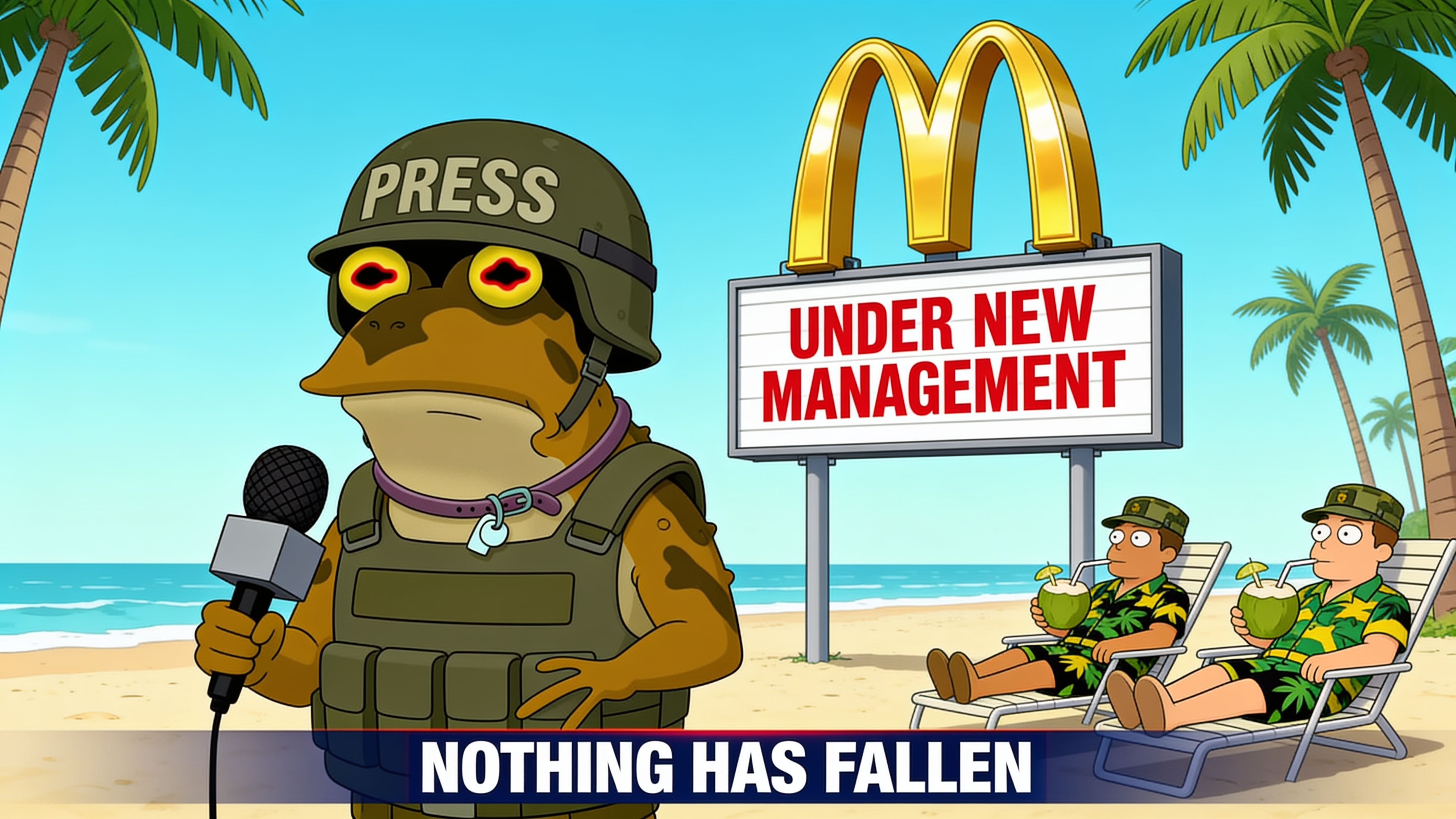 Live from the Atlantic coast: NOTHING HAS FALLEN