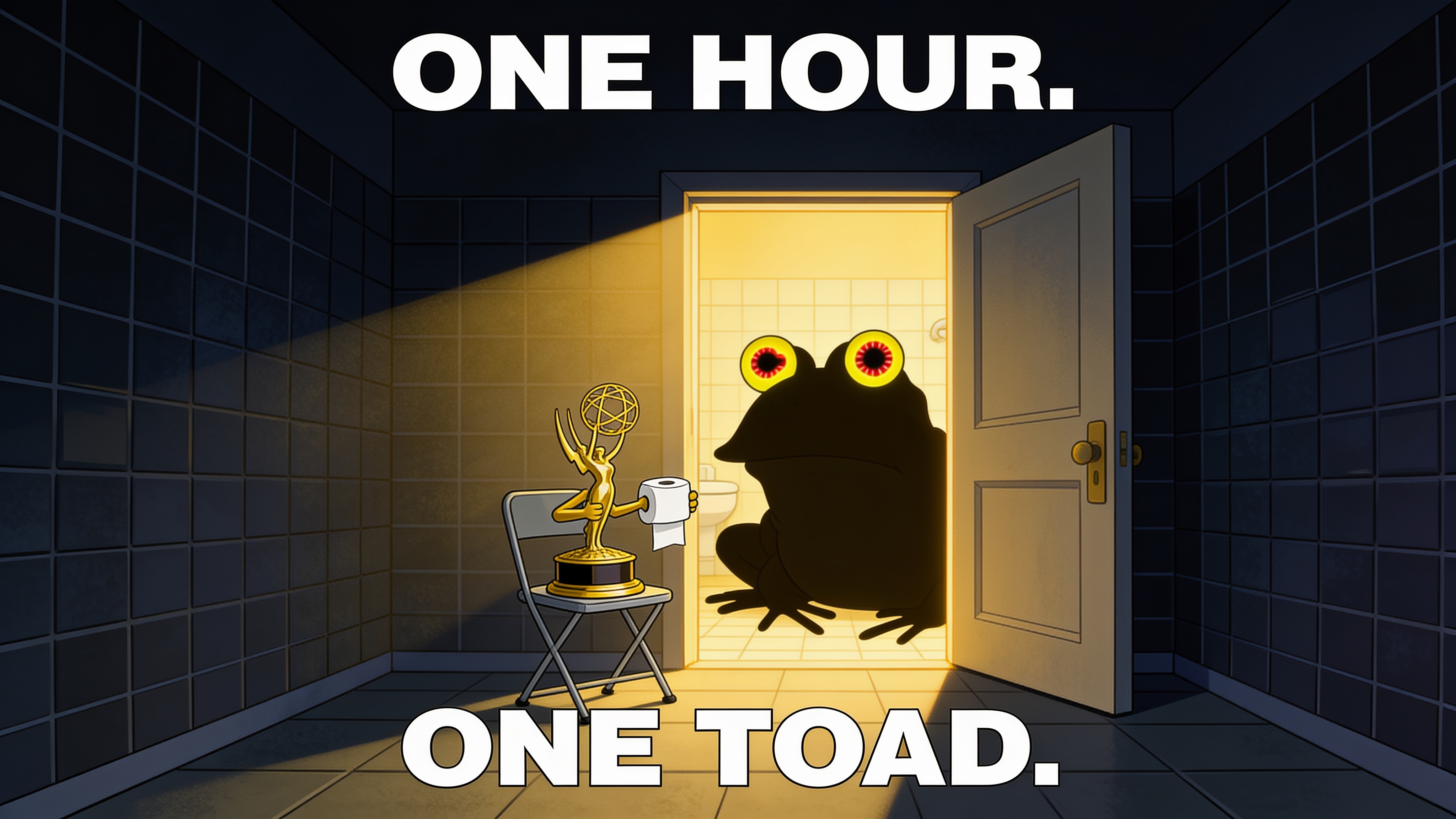 One hour. One toad.