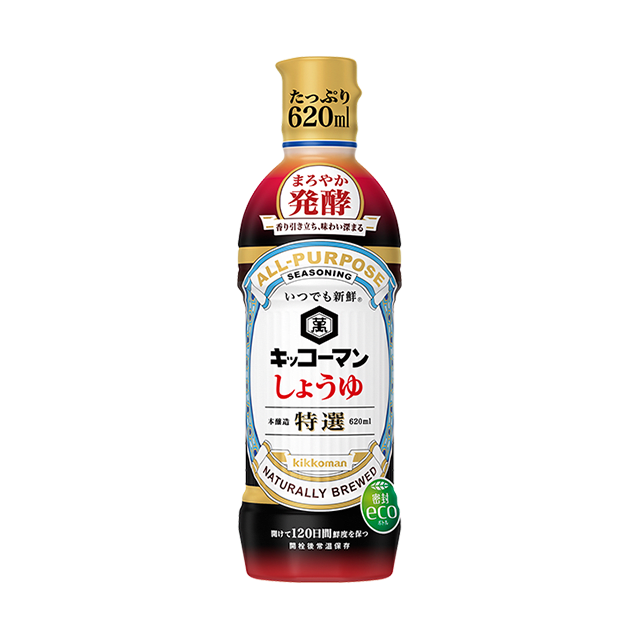 いつでも新鮮 特選しょうゆ まろやか発酵 620ml