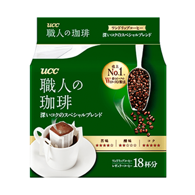 職人の珈琲 ワンドリップコーヒー 深いコクのスペシャルブレンド 7g×18杯分