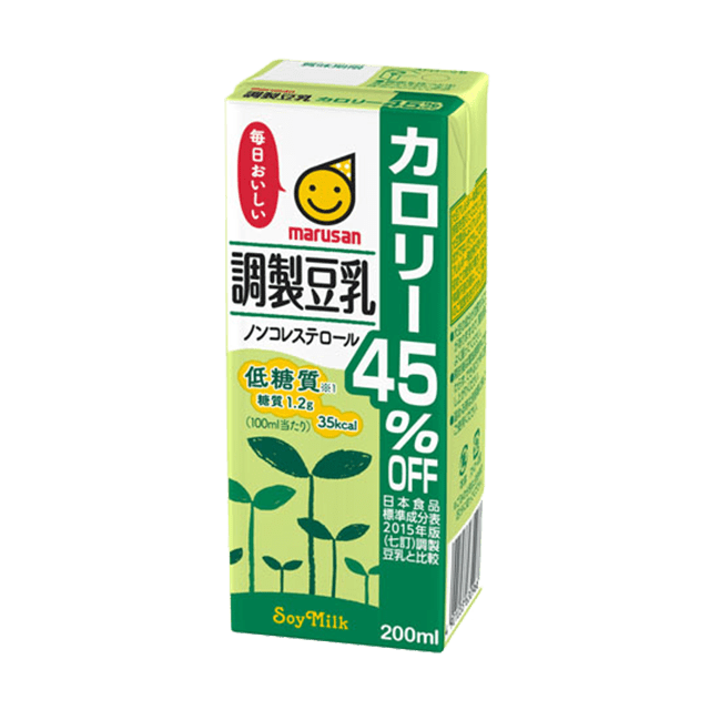 調製豆乳 カロリー45％オフ 200ml