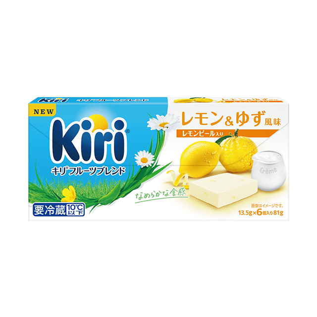 キリ® フルーツブレンド レモン＆ゆず風味 81g