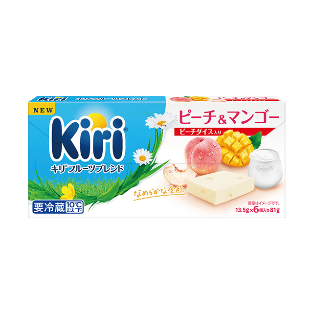 キリ® フルーツブレンド ピーチ＆マンゴー 81g