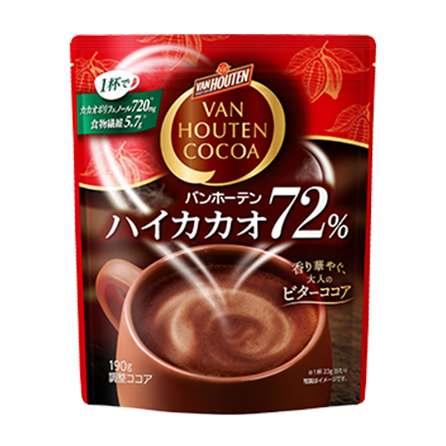 バンホーテン ハイカカオ 72％ 190g