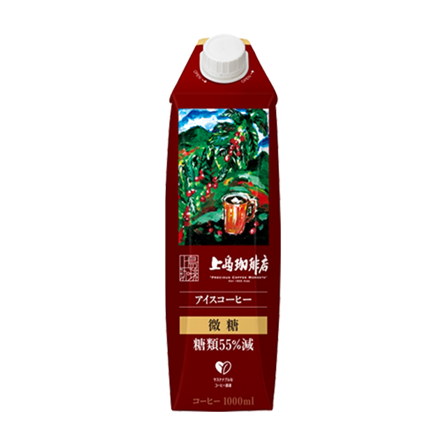 上島珈琲店 アイスコーヒー 微糖 1000ml