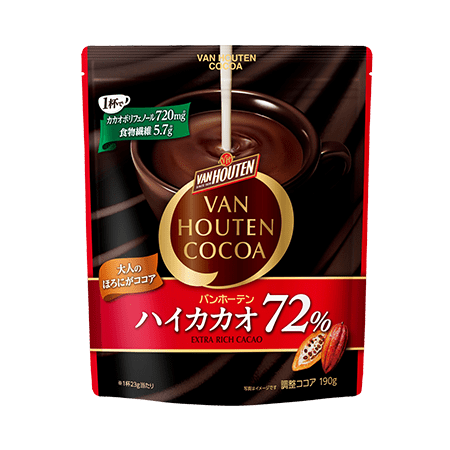 バンホーテン ハイカカオ 72% 190g