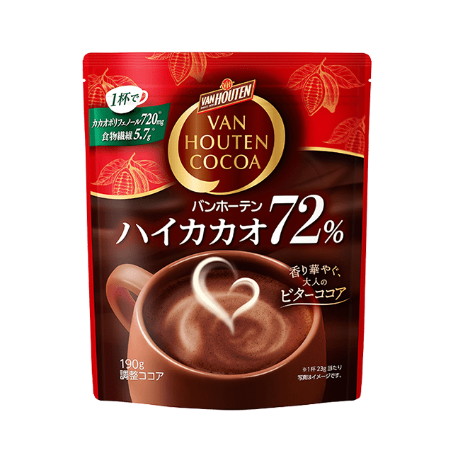 バンホーテン ハイカカオ 72% 190g