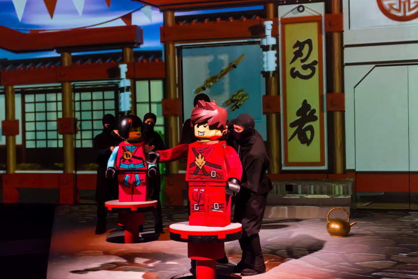 LEGO Ninjago live show is available in the theme park.